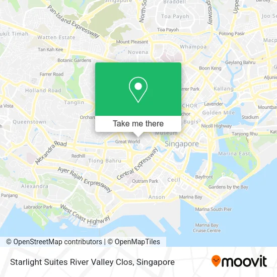 Starlight Suites River Valley Clos map