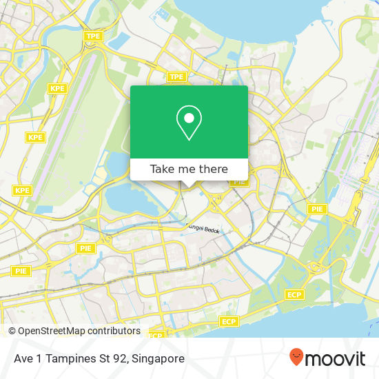 Ave 1 Tampines St 92 map