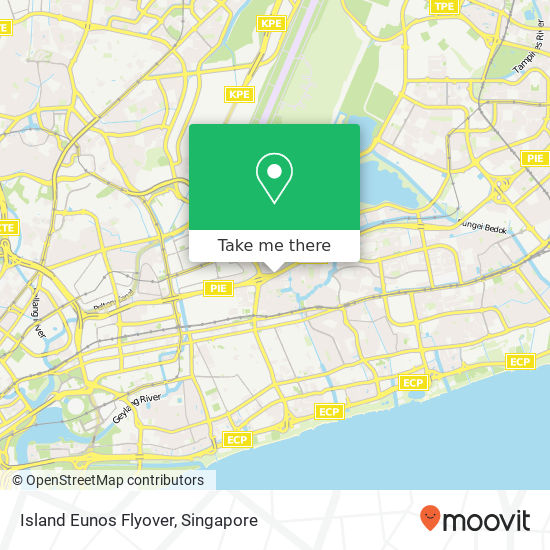 Island Eunos Flyover map