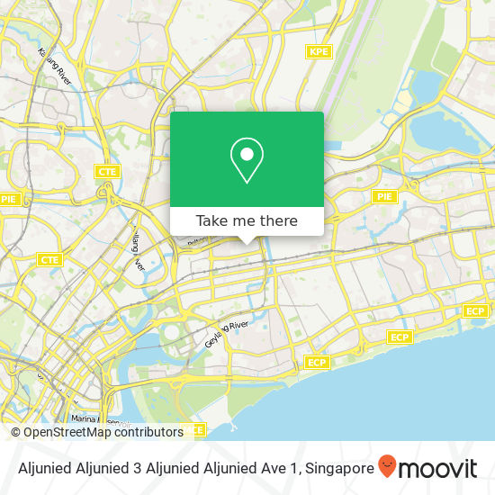 Aljunied Aljunied 3 Aljunied Aljunied Ave 1 map