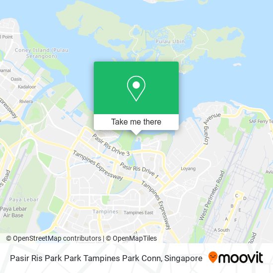 Pasir Ris Park Park Tampines Park Conn map