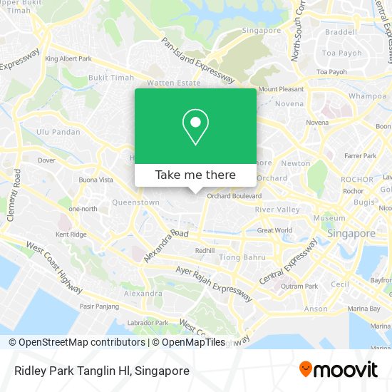 Ridley Park Tanglin Hl map