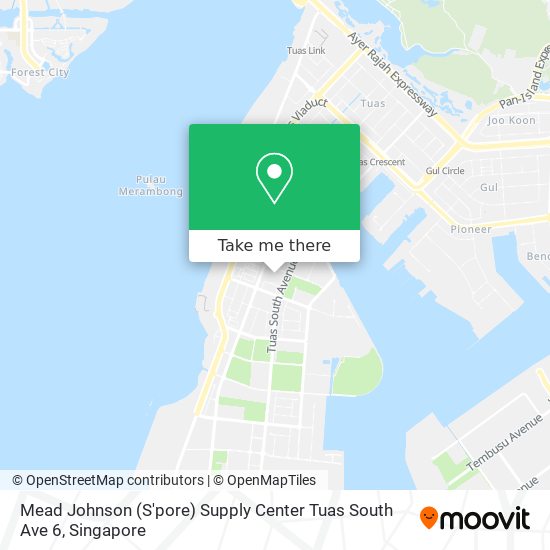 Mead Johnson (S'pore) Supply Center Tuas South Ave 6地图