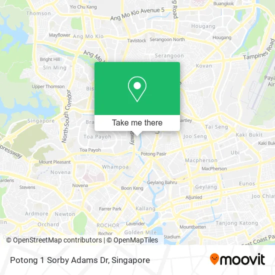 Potong 1 Sorby Adams Dr地图