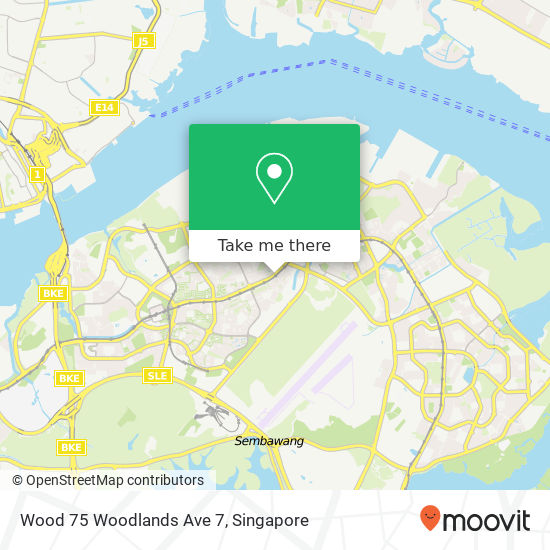 Wood 75 Woodlands Ave 7 map