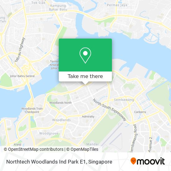 Northtech Woodlands Ind Park E1 map