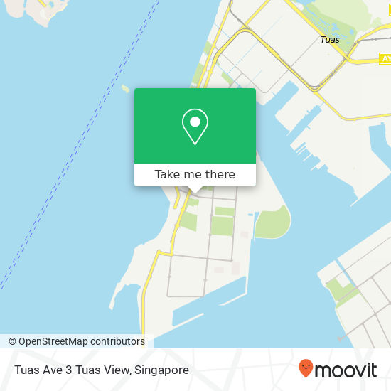 Tuas Ave 3 Tuas View map