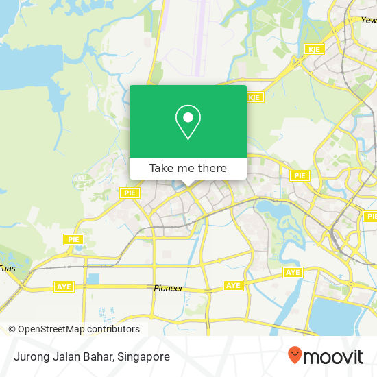 Jurong Jalan Bahar地图