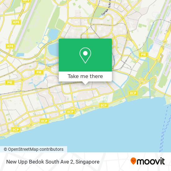 New Upp Bedok South Ave 2 map