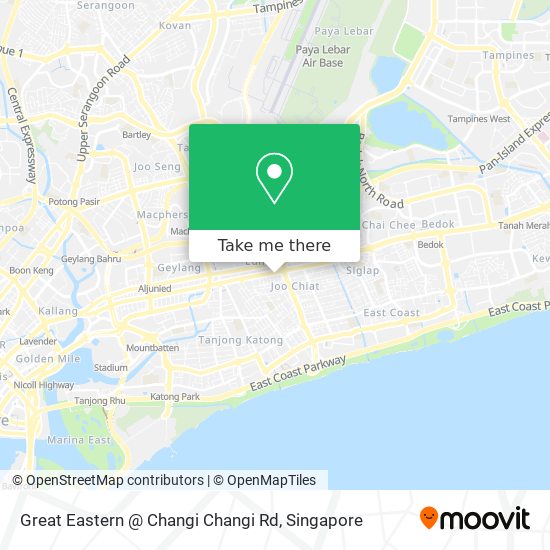 Great Eastern @ Changi Changi Rd map