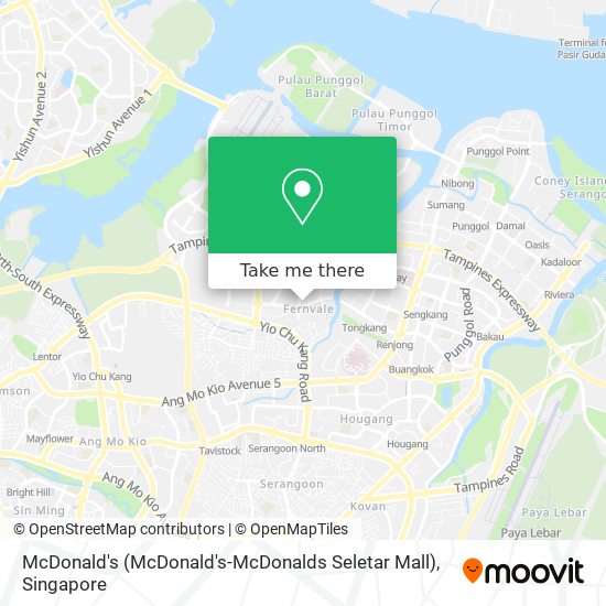 McDonald's (McDonald's-McDonalds Seletar Mall) map