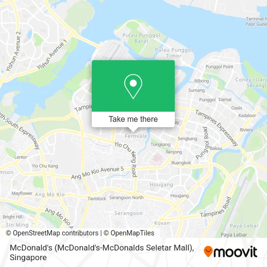 McDonald's (McDonald's-McDonalds Seletar Mall) map