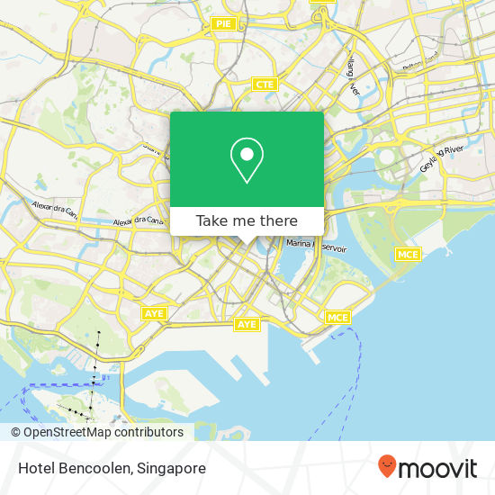 Hotel Bencoolen map