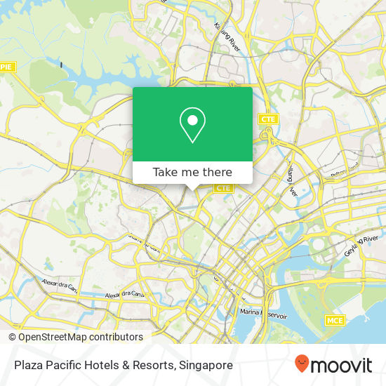 Plaza Pacific Hotels & Resorts map