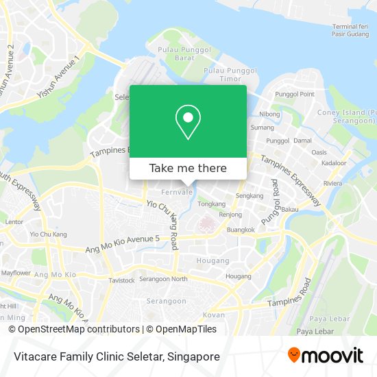 Vitacare Family Clinic Seletar map