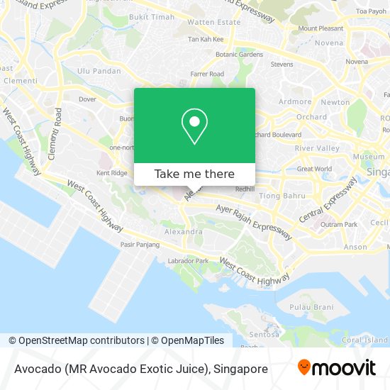 Avocado (MR Avocado Exotic Juice) map