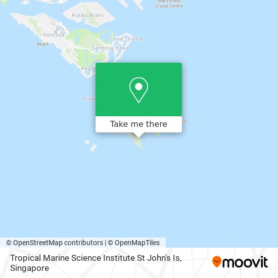 Tropical Marine Science Institute St John's Is map
