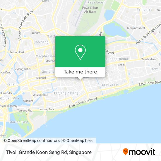 Tivoli Grande Koon Seng Rd map
