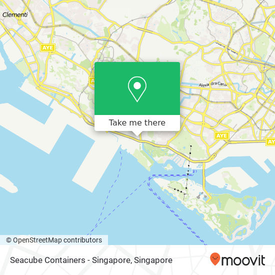 Seacube Containers - Singapore map