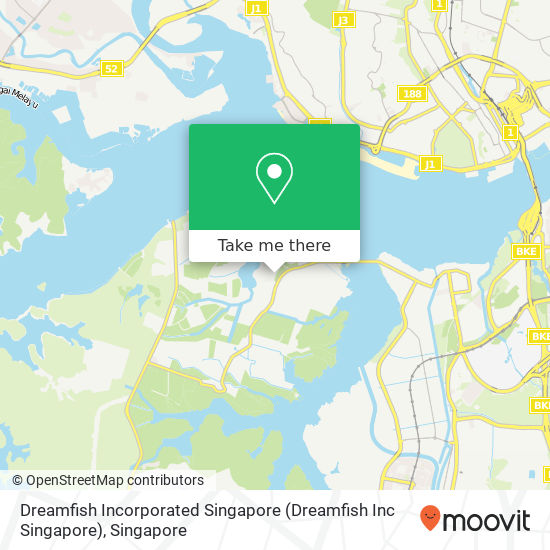 Dreamfish Incorporated Singapore (Dreamfish Inc Singapore) map