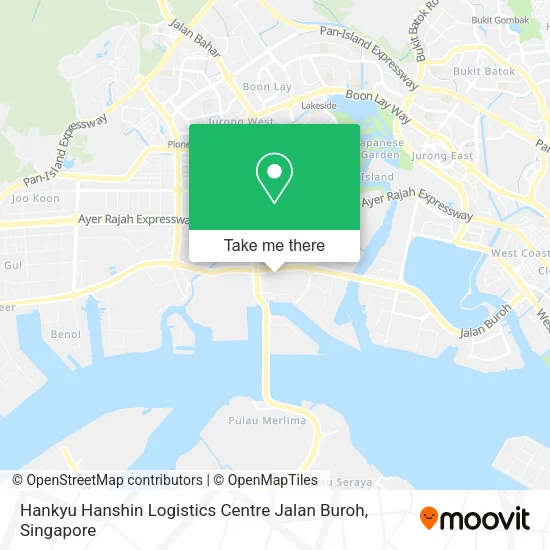 Hankyu Hanshin Logistics Centre Jalan Buroh map