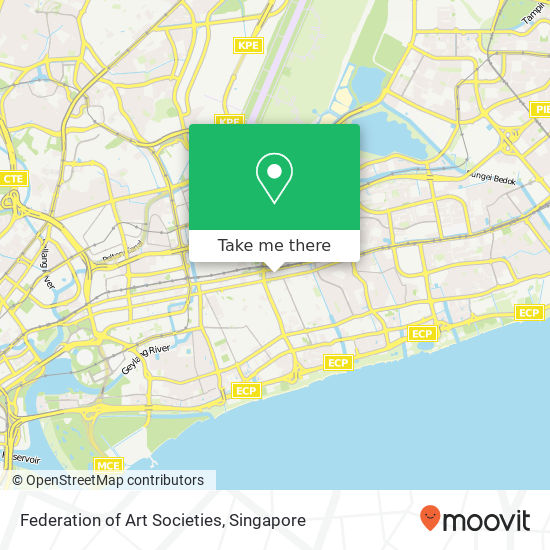 Federation of Art Societies map