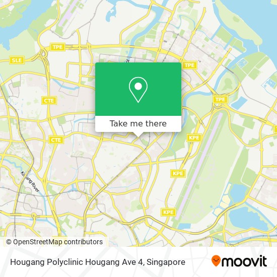 Hougang Polyclinic Hougang Ave 4地图