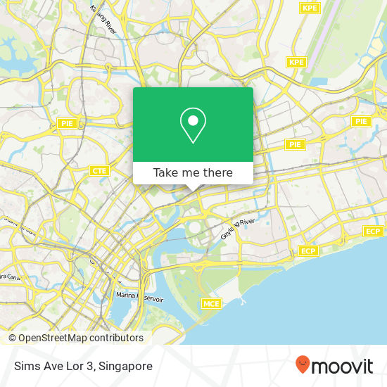 Sims Ave Lor 3地图