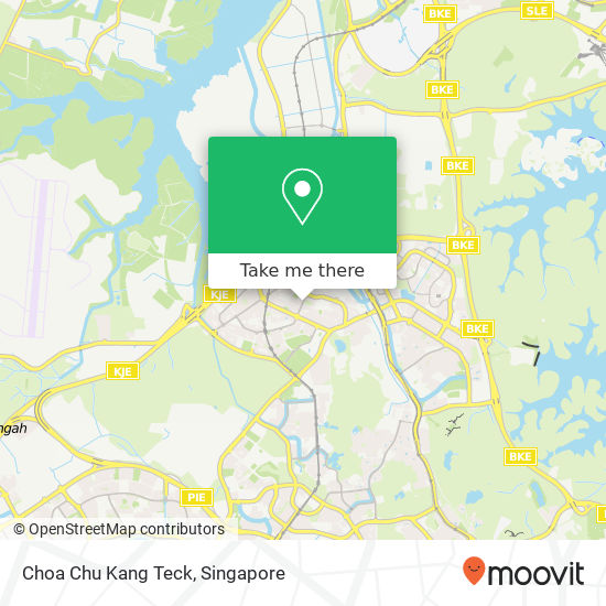 Choa Chu Kang Teck map