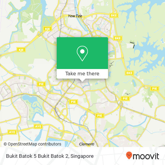 Bukit Batok 5 Bukit Batok 2 map