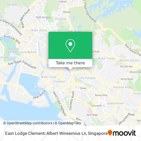 East Lodge Clementi Albert Winsemius Ln地图