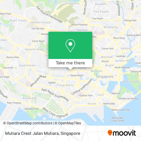 Mutiara Crest Jalan Mutiara地图