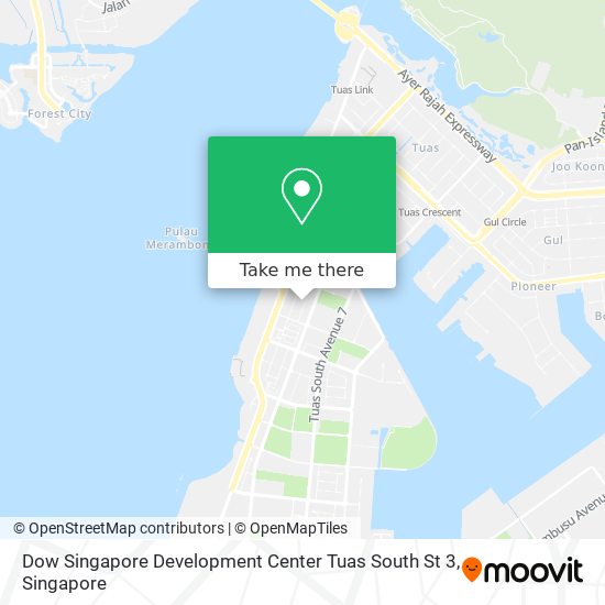 Dow Singapore Development Center Tuas South St 3地图