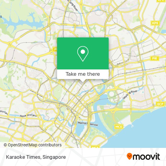 Karaoke Times map