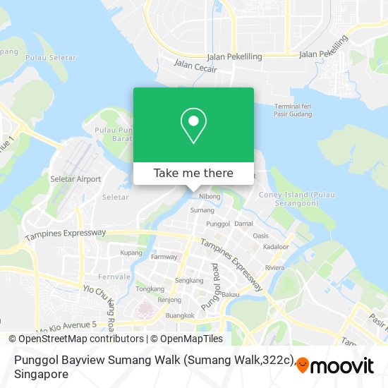 Punggol Bayview Sumang Walk (Sumang Walk,322c) map