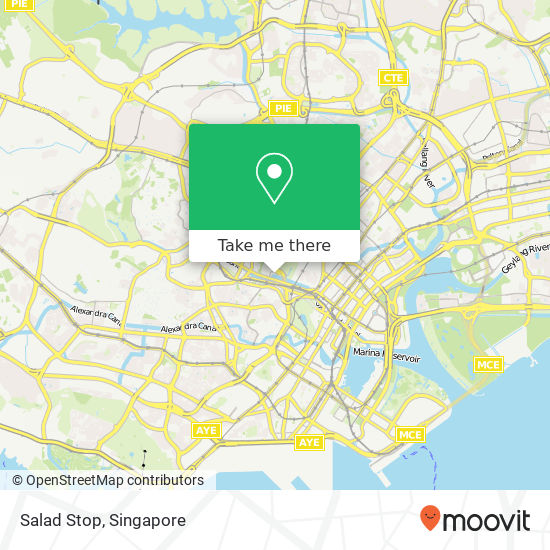 Salad Stop map