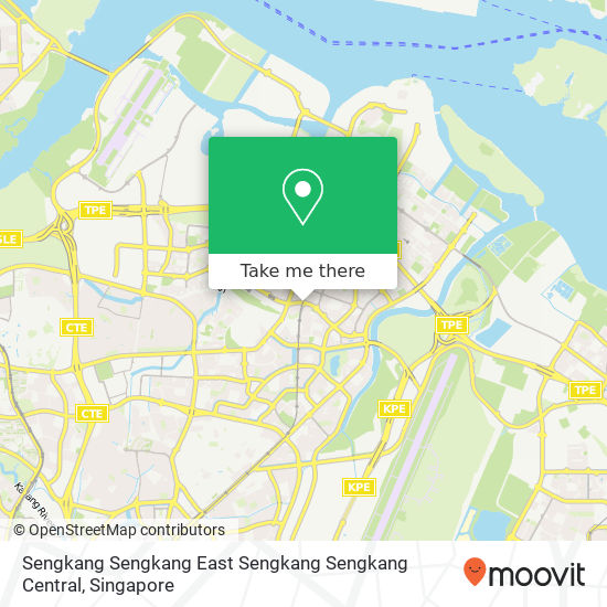 Sengkang Sengkang East Sengkang Sengkang Central map