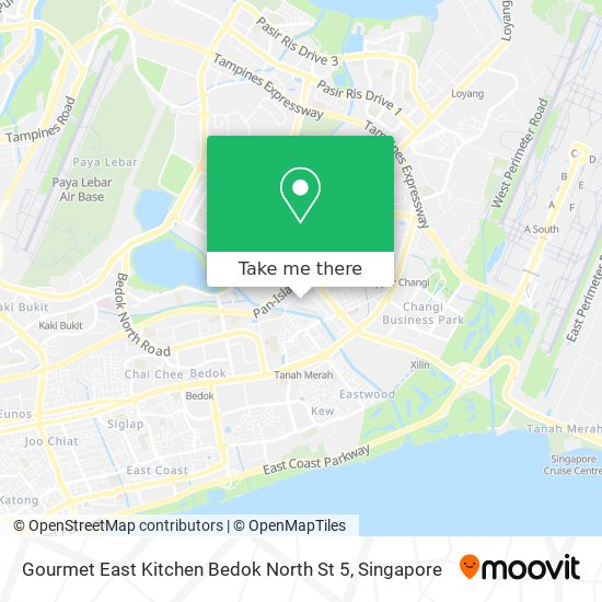 Gourmet East Kitchen Bedok North St 5 map