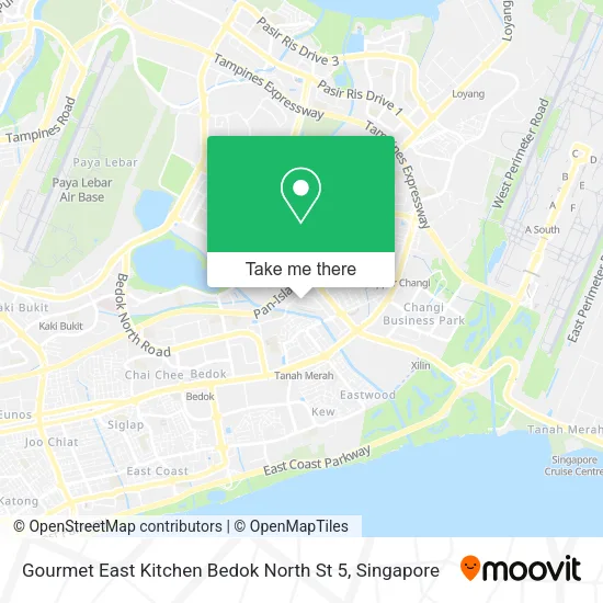 Gourmet East Kitchen Bedok North St 5地图