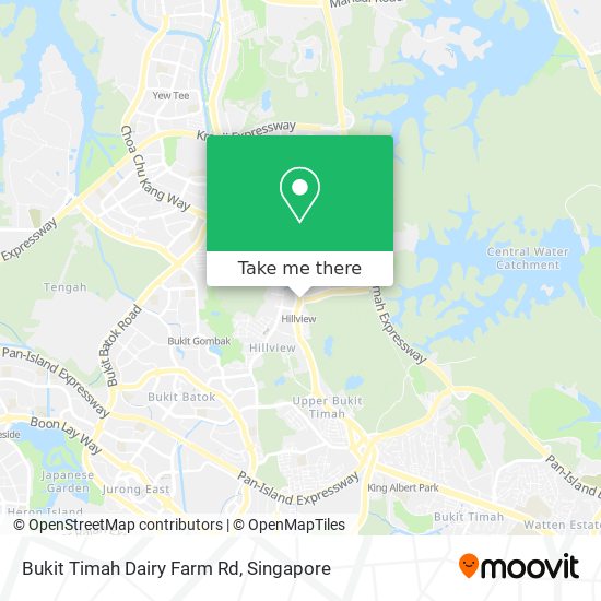 Bukit Timah Dairy Farm Rd map