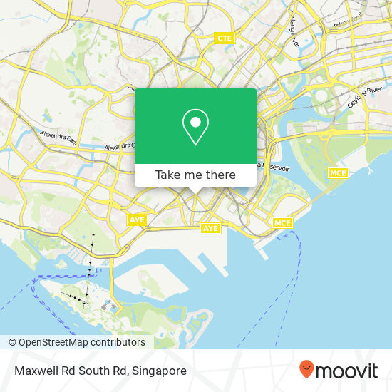 Maxwell Rd South Rd地图