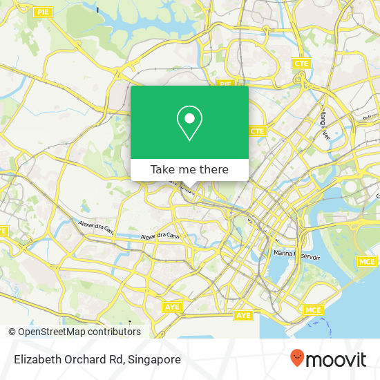 Elizabeth Orchard Rd map