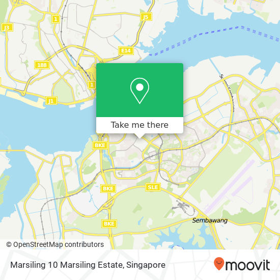 Marsiling 10 Marsiling Estate map