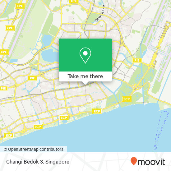 Changi Bedok 3 map