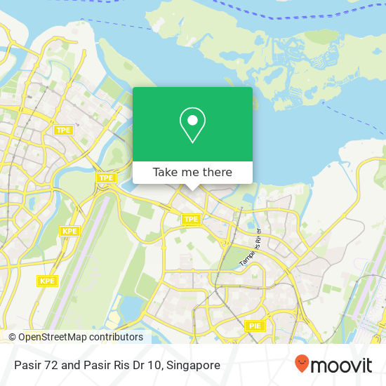 Pasir 72 and Pasir Ris Dr 10 map