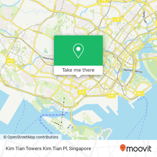 Kim Tian Towers Kim Tian Pl地图