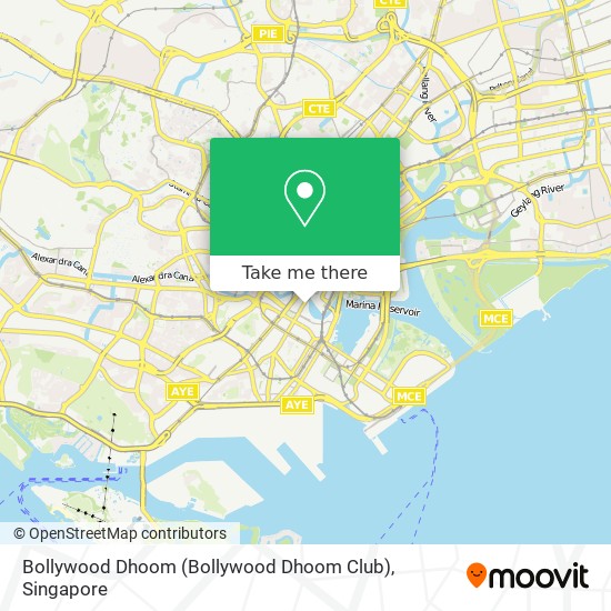 Bollywood Dhoom (Bollywood Dhoom Club) map