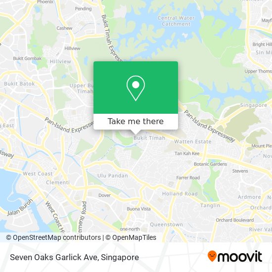 Seven Oaks Garlick Ave map