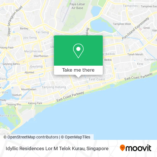 Idyllic Residences Lor M Telok Kurau地图