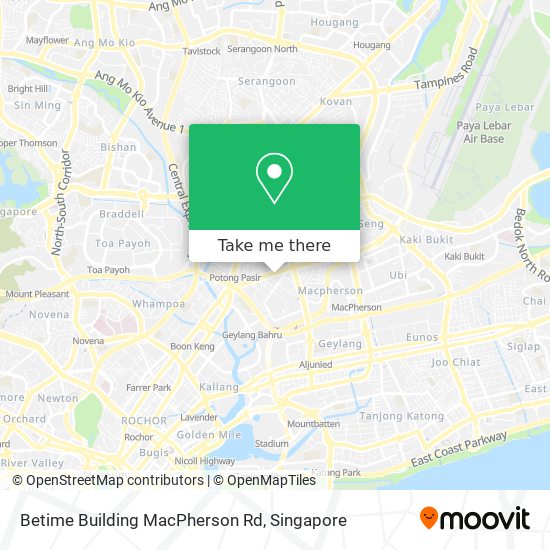 Betime Building MacPherson Rd map
